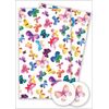 Wrapping Paper 12366A"Butterflies" Gift Wrap Pack with 2 Sheets & 2 Tags, Plastic Free & Fully Recyclable, Multicoloured