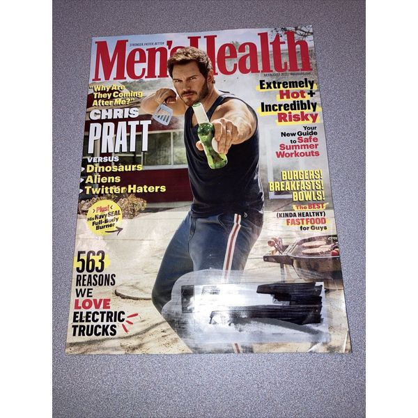 Men’s Health Magazine July August 2022 Chris Pratt Safe Summer Workouts Food