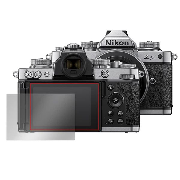 Miyabix OverLay Eye Protector for Nikon Mirrorless Camera Z fc, Eye Care, Blue Light Reduction, Protective Film, Glossy Type, Made in Japan