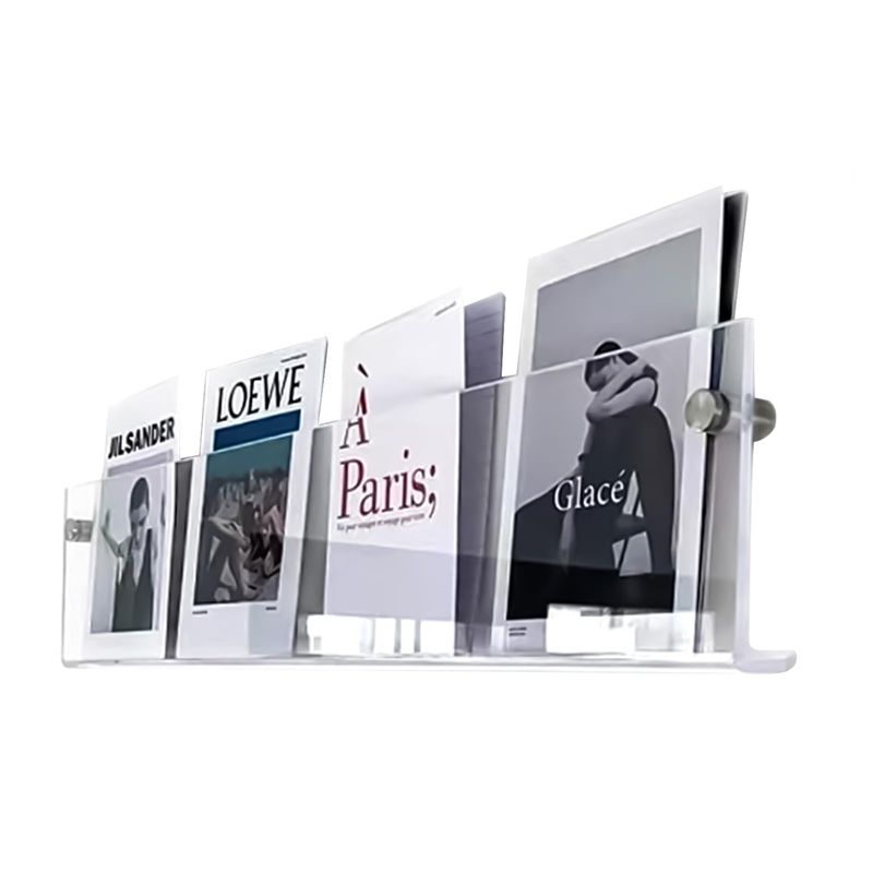 Acrylic Wall Rack, Storage Rack, Magazine, Wall, Magazine Rack, Record ...