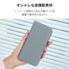 HanaRo iPhone16e Silver x Light Gray iPhone16e Case with Strap Shoulder Strap Shoulder Folio Case Strap Dull Color
