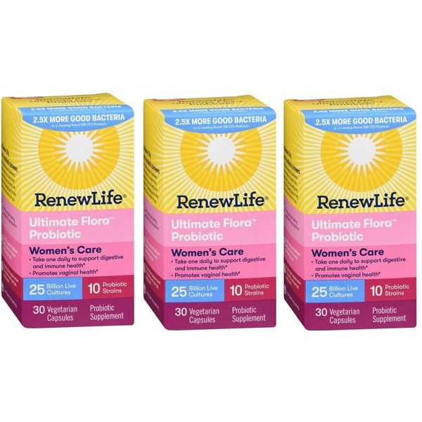 ReNewLife Women's Probiotic Capsules 30ct (3 Pack)