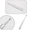 Nail Cleaner Nipper Stainless Nail Cuticle Pusher Manicure Tools Dead Skin Remover Nipper Nail Cuticle Fork Cuticle Cutter Remover for Manicure and Pedicure