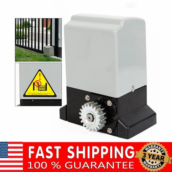 1400LBS Electric Automatic Sliding Gate Opener Door Operator&Remote Control 370W