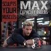 66FIT Ab Roller Slide Core Abs Workout, Black