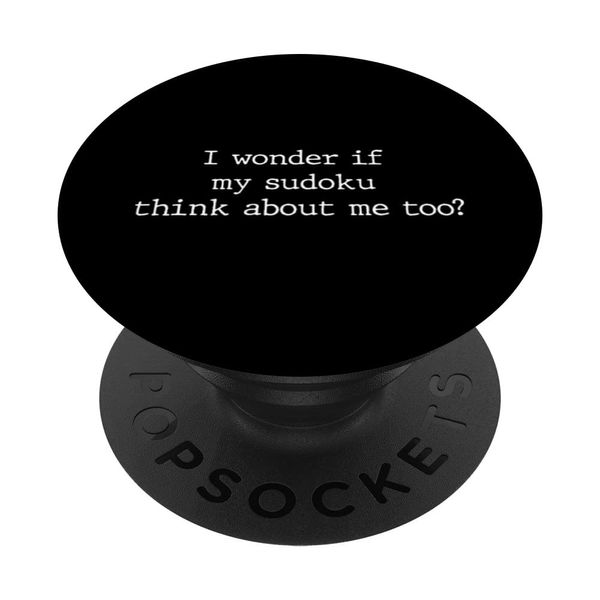 Funny Sudoku Saying Puzzle Games Lover PopSockets Swappable PopGrip