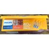 Phillips Dimmable LED 40W 300 Lumen Warm Soft White Bent Tip Candle blub 3-pack