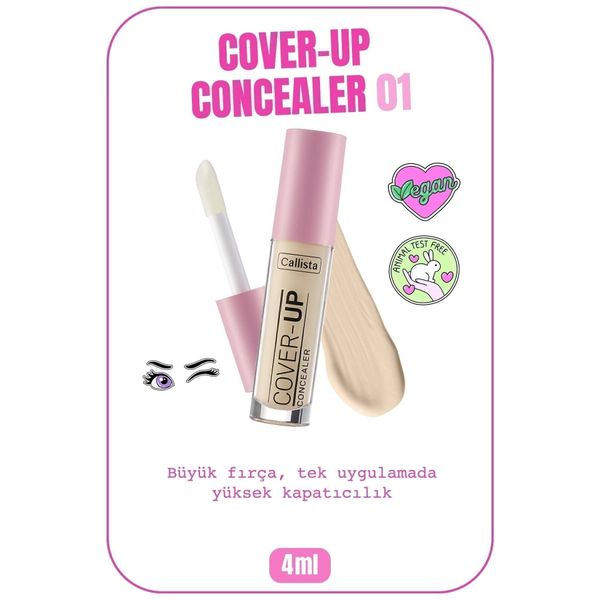 Cover Up Concealer Göz Altı Kapatıcısı 01 Çok Açık