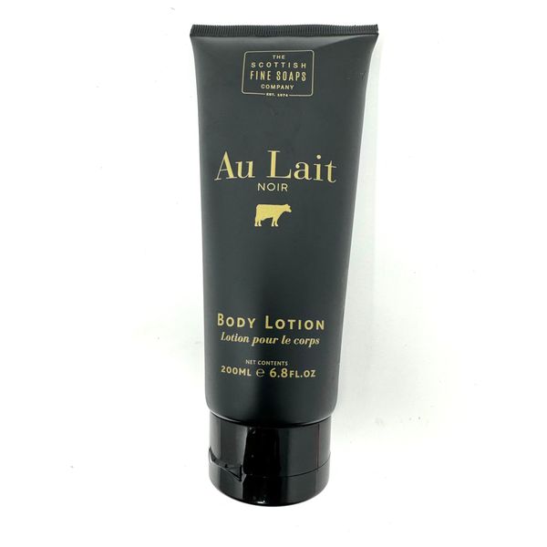 Generic Scottish Fine Soap Au Lait Noir Body Lotion 6.8 fl oz Creamy organic milk & alluring light musk scent seductive Au Lait