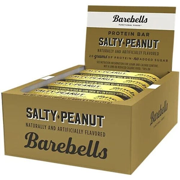 Barebells Protein Bar Salty Peanut 12 Bars Barebell Bar