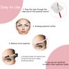 TEUVO Eyebrow Stencils Kit for Beginner 3 Minutes Makeup, 24 Styles of Templates, 1 Eyebrow Brush and 1 Eyebrow Razors Trimmer, DIY Eyebrow Kit for Women