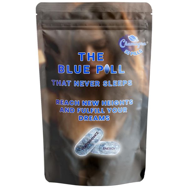 Blue – Fast-Acting Energy & Performance Herbal Supplement 100% Natural (30 Tablets)