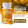 Turmeric Pepper Black Curcumin Extract Capsules 95% Bioperine Tumeric 120 Caps