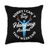 Ring Gymnastics Hanging Arround Gymnast Men Throw Pillow