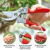 Kynup Secateurs & Pruning Scissors, Professional Garden Secateurs, Sharp SK-5 Steel Blade, Strong & Anti-rust Pruning Shears, Ergonomic Anti-slip Handle, Plant Gardening Tree Trimming Garden Tool(Red)