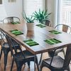 Green Bamboo Forest Nature Glass Placemat Kitchen Table Worktop Saver Protector