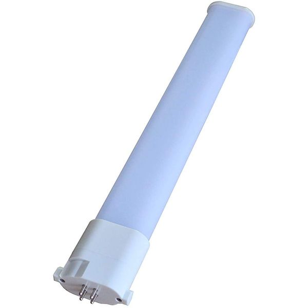 FPL27EX LED Compact Fluorescent Tube (FPL-Type White) 27W Brightness Consumption 10W LED Type Fluorescent Light Bulb 1300LM White (FPL27EX-W) Base GY10Q FPL Type/FHP Type Compatible, White