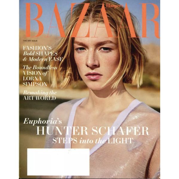 HARPER'S BAZAAR MAGAZINE - JANUARY 2022 - HUNTER SCHAFER