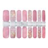 Cute Pink Daisy Nail Polish Wraps - Nail Polish Strips