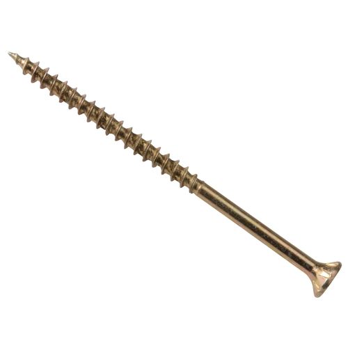 ForgeFast Elite Low-Torque Woodscrews | 4.5 x 60mm | Zinc Yellow Passivated | Box 100