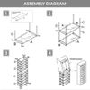 27 Pairs Shoe Rack Organizer 9-Tier Stackable Shoe Storage Cabinet Space Saving