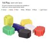 uxcell Mini Breadboard 25 Tie Points Solderless Breadboard for Proto Shield Distribution Connection Block 14pcs
