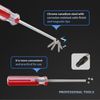 Antrader T20 5mm Magnetic Tip Plastic Grip Torx Security Screwdriver 100mm Long