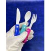 3 pc Place Setting Plastic Kid's Children Toy Table Service Cutlery Silverware