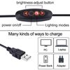 5W USB Clip-On Desk Lamp LED Flexible Reading Light Dimmable Table Lamps