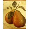 PRINTED NYLON KITCHEN RUG (nonskid back) (18" x 30") 2 PEARS & BERRIES, Cat