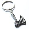 SWoRL Double-Sided Viking Axe Keyring with Gift Pouch