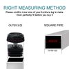 Sourcingmap Leveling Feet 25 x 25mm Square Insert Furniture Adjustable Leveler 8 Sets