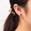 Philip Jones Black Onyx Heart Stud Earrings