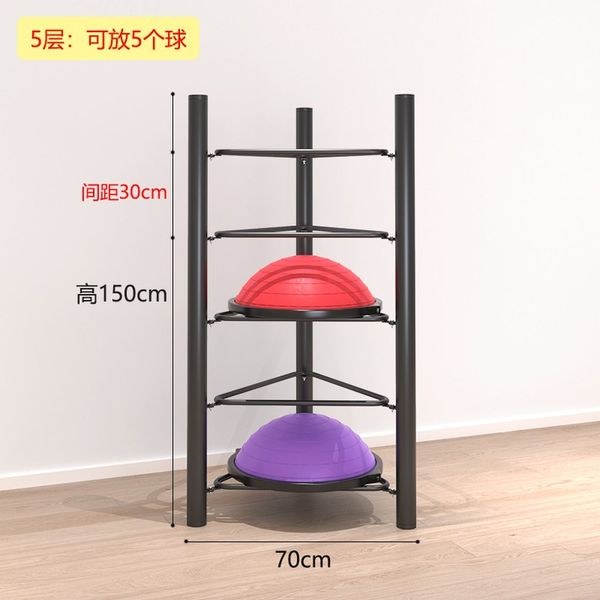 Half Gym Ball Balance Ball Display Stand Storage Rack Shelf Yoga Ball Half Circle Stand Fitness