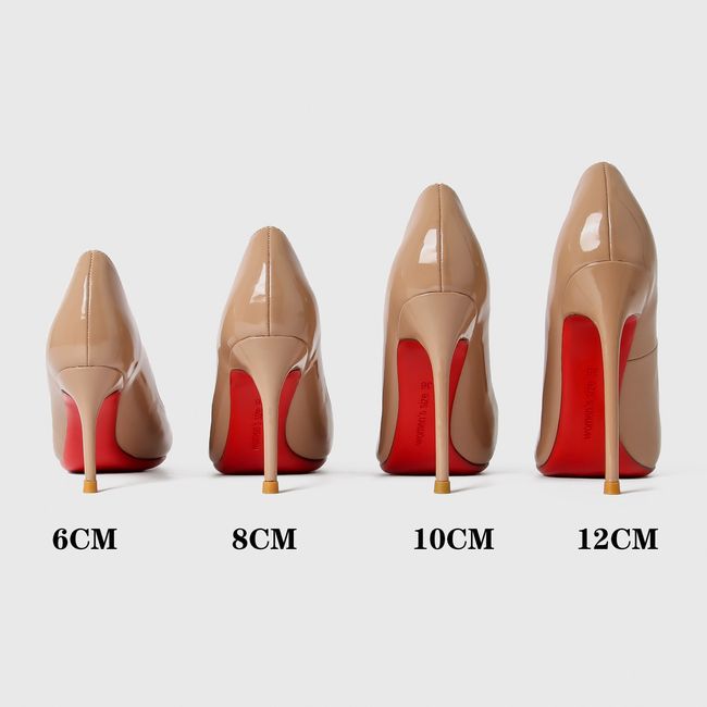 2023 New Luxury Brand Pumps Women Shoes Red Shiny Bottom Pointed Toe Black  High Heel Shoes Thin Heel 12cm Sexy Wedding Shoes 44