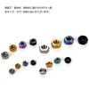 Titanium Nut M4 P0.7 Hex Nut Design Nut Rainbow Rainbow
