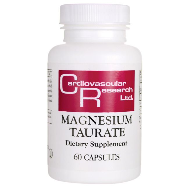 Cardiovascular Research Magnesium Taurate 125 mg 60 Caps