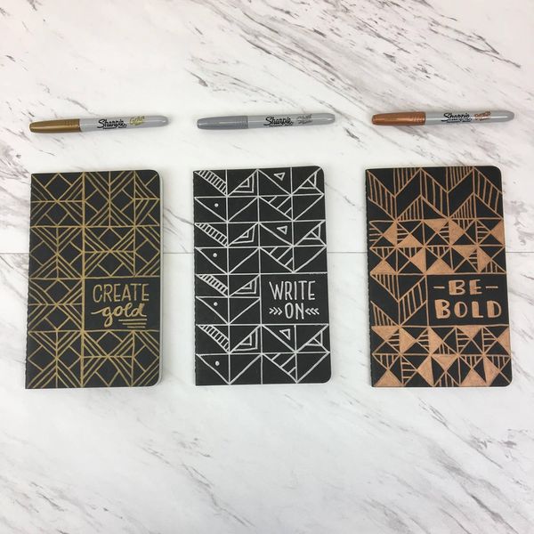 Sharpie Metallic Permanent Markers | Fine Point | Gold and Silver | 6 Count