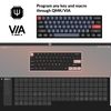 Keychron K12 Pro Custom Wireless/Wired Mechanical Keyboard QMK/VIA Programmable Macro with Hot-Swappable K Pro Brown Switch 60% Compact Layout RGB Backlit Compatible with Mac Windows Linux