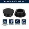 sourcing map 2 Pcs Black Plug Holes, Waterproof Rubber Button Plug for 34mm / 1.34" Hole