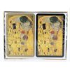 Piatnik - Klimt - Double Deck Playing Cards - Adele (1907) and The Kiss (1908)