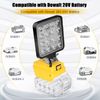 Cordless Led Work Light For De walt 20V Battery, Portable Flood Light Flashlight