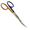 IRIS SCISSORS 4.5"CURVED 2pc HIGH GRADE SUPERCUT DENTAL SURGICAL INSTRUMENT