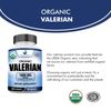 Organic Valerian Root 1800mg Per Serving -  90 Veggie Capsules