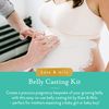 Kate & Milo Belly Casting Kit, Pregnancy Keepsake Making Kit, Gift for Expecting Moms