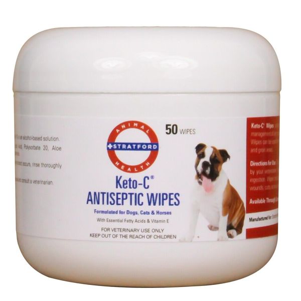 Keto-C Antiseptic Wipes (50 count)