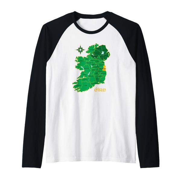 Dublin Irland County Karte Eire Irish Travel Raglan