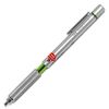 Uni M41010.26 Shift Pipe Lock Drafting 0.4mm Pencil, Silver Body with Green Accent