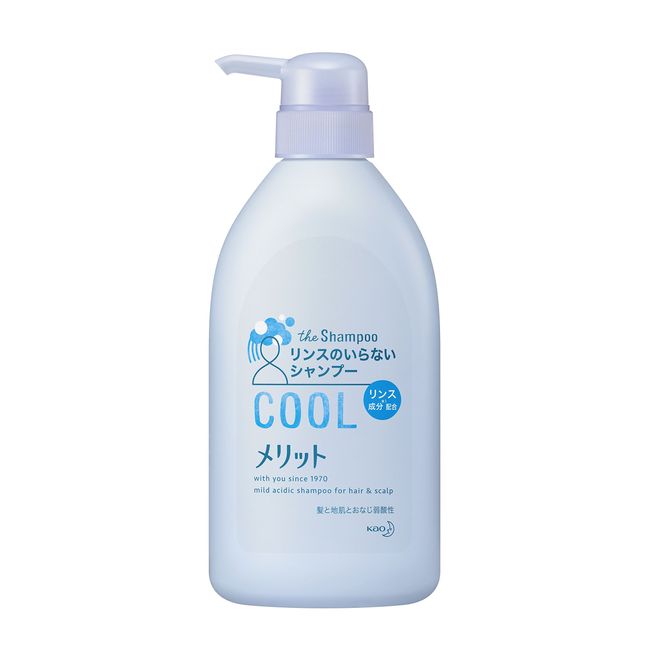 Merit Rinse Free Shampoo Cool Type Pump 16.9 fl oz (480 ml)