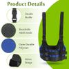 Mybow Back Stretcher Decompression Belt Lumbar Traction Inversion Table Alternative Spinal Decompression Machine Harness Back Stretching Realignment Device Herniated Disc Back Pain Relief (L 42~50")
